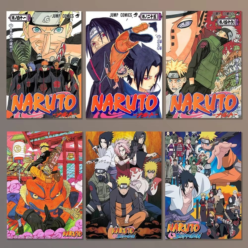 Anime Merchandise Posters - 1pc frameless Canvas Paintings New Anime