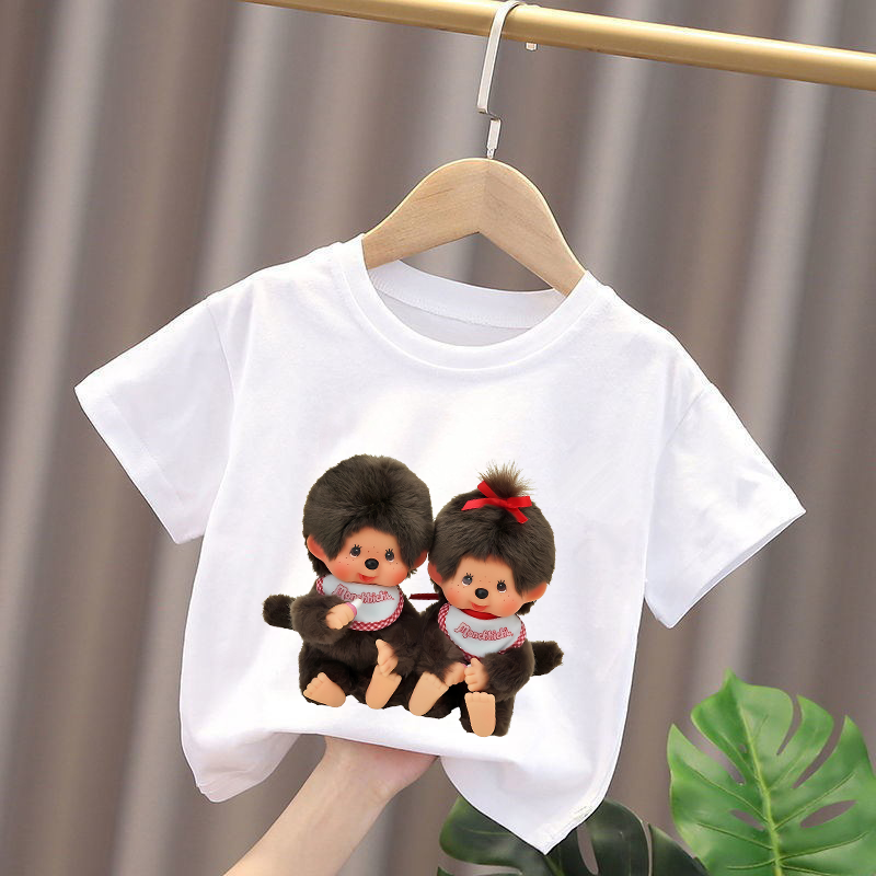 Anime Girl Merchandise - Monchhichi Kids T-shirts Anime Figures Boys