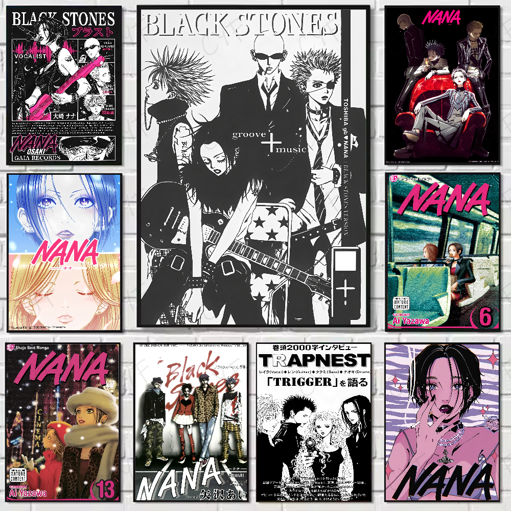 Anime Merchandise Posters - Anime N-NANA Shoujo Manga Poster Waterproof