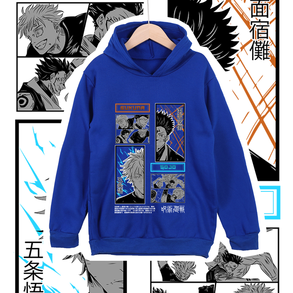 Anime Girl Merchandise - Kids Anime Hoodie Jujutsu Kaisen Gojo