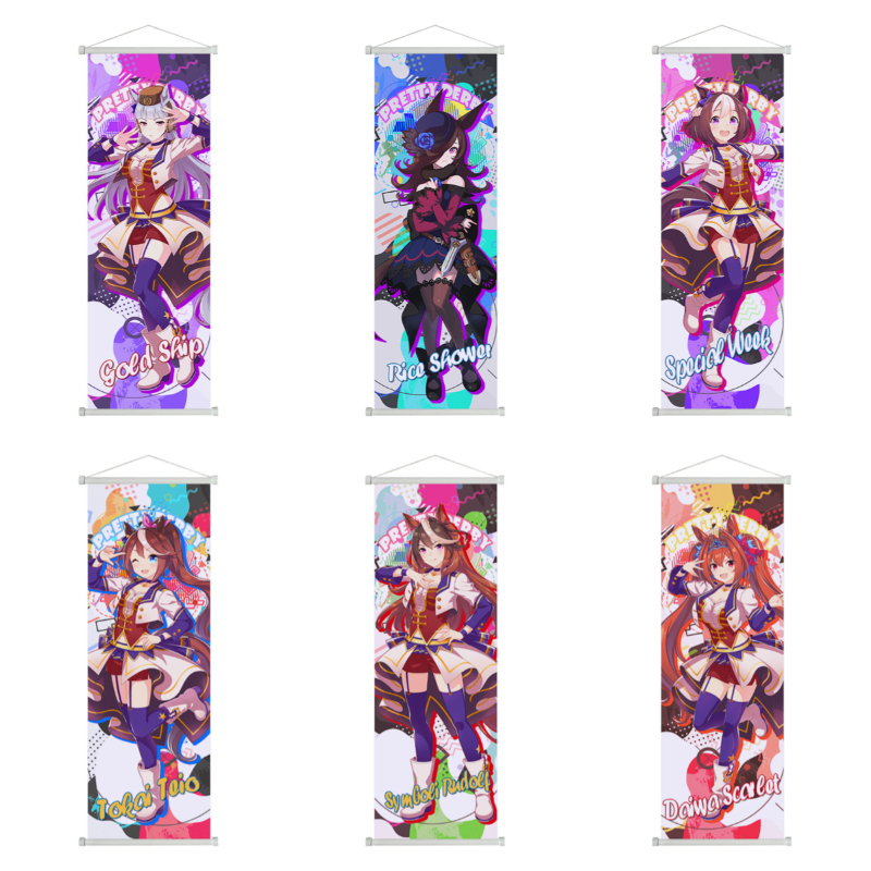 Anime Merchandise Posters - Umamusume Anime Rice Shower Tokai Teio