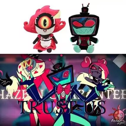 IN STOCK NEW Hazbin Hotel Plus - Anime Merchandise Plush Toys 评论和价格