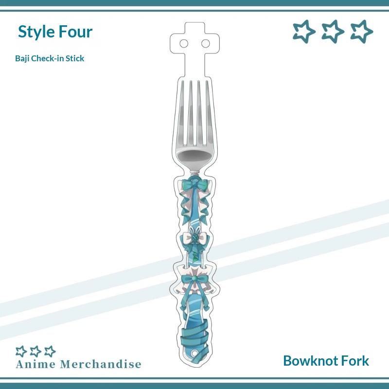 Anime Acrylic Bowknot Fork Sha - Anime Merchandise China 评论和价格