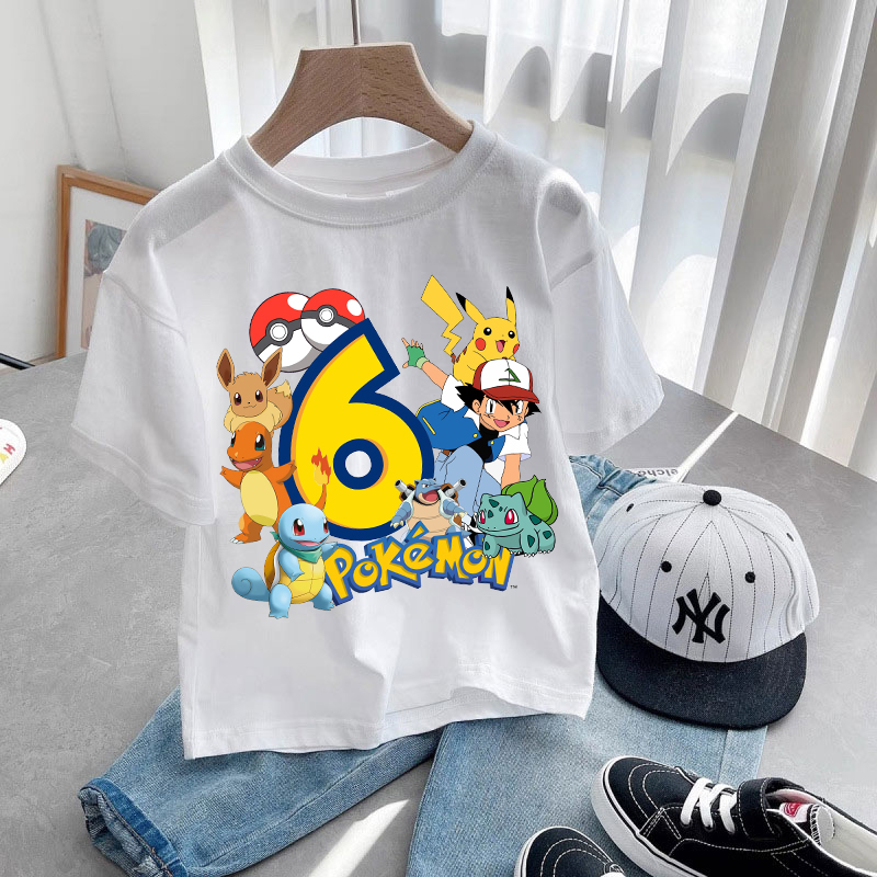 Anime Pokemons Kawaii T-shirts - Anime Girl Merchandise 评论和价格