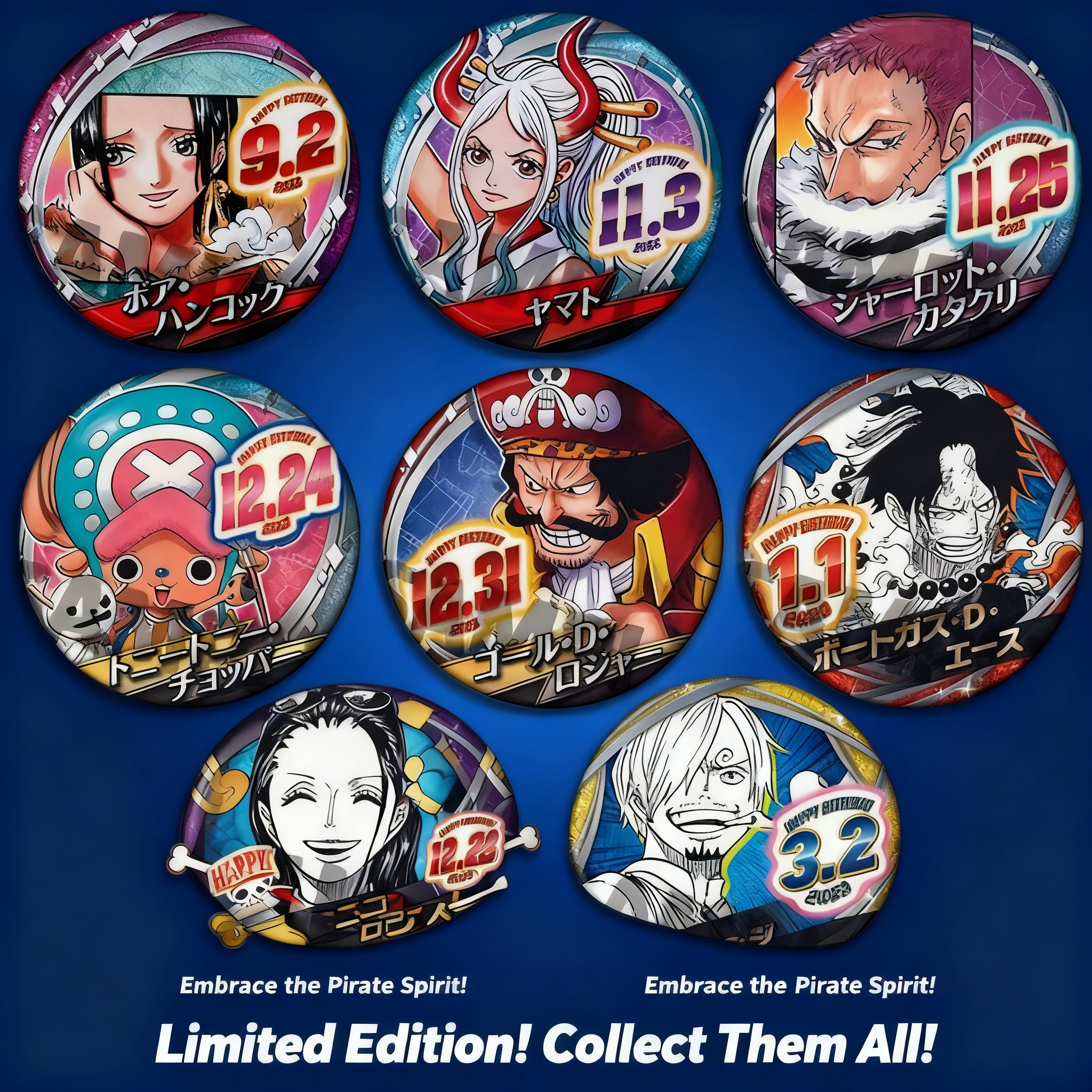 One Piece Anime Badge Pin Broo - Anime Merchandise In Chinese 评论和价格
