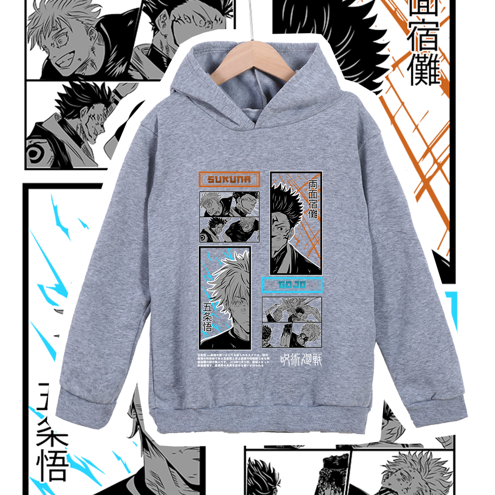 Kids Anime Hoodie Jujutsu Kais - Anime Girl Merchandise 评论和价格