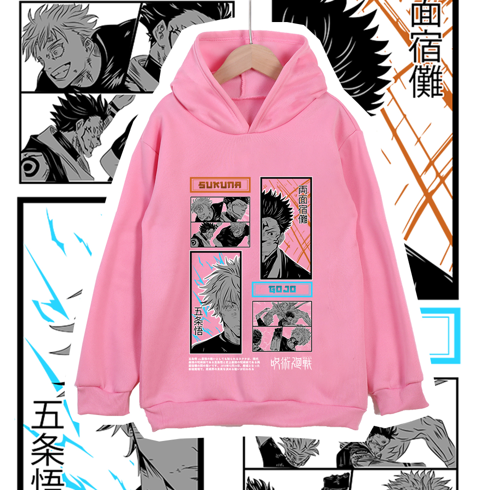 Kids Anime Hoodie Jujutsu Kais - Anime Girl Merchandise 评论和价格