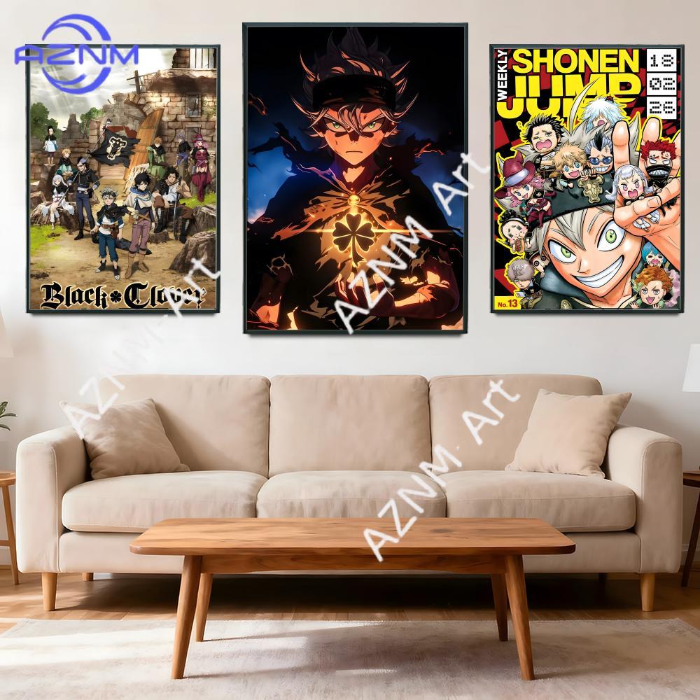 Black Clover BC anime cool Pos - Anime Merchandise Posters 评论和价格