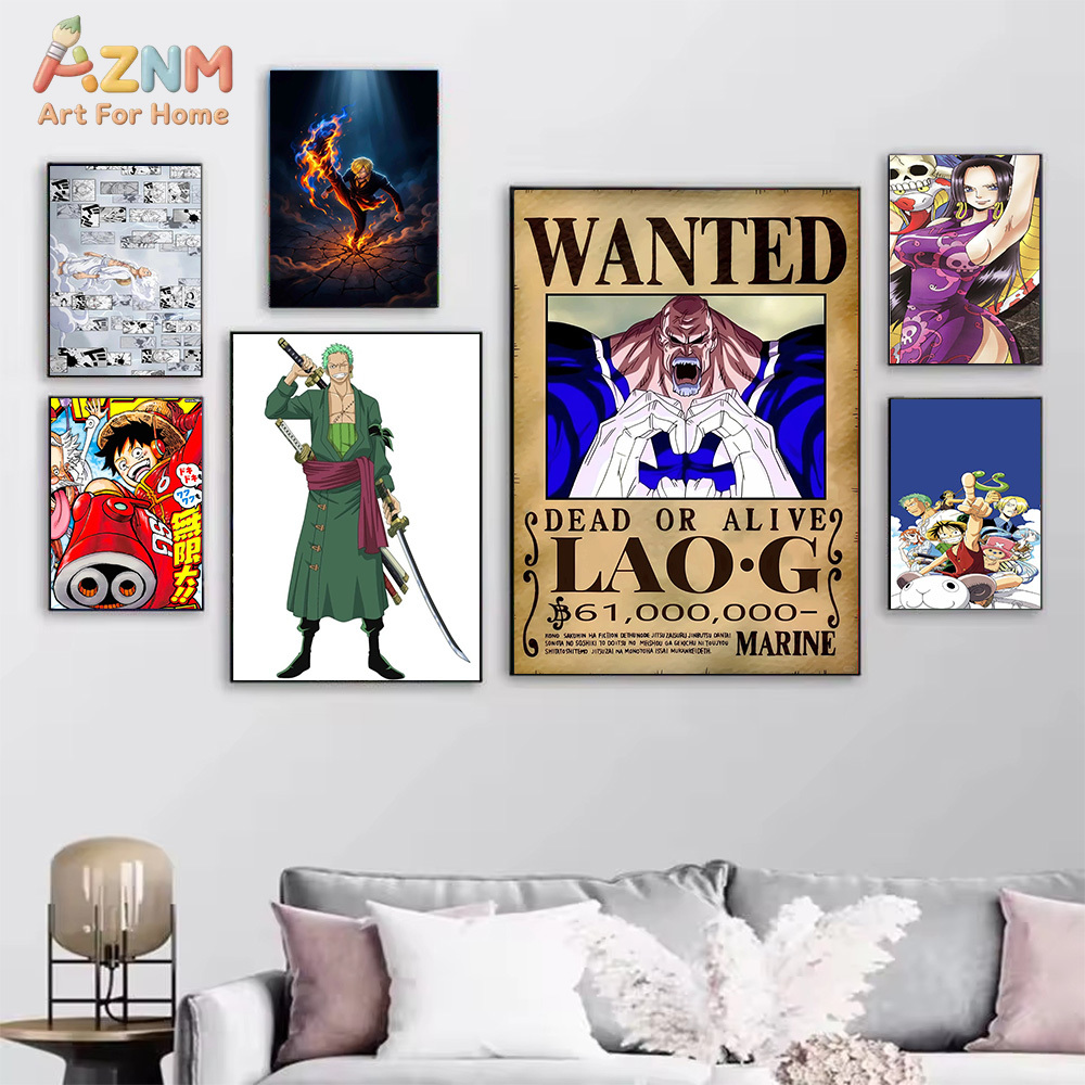 AZNM One Piece Nami Wanted Pos - Anime Merchandise Posters 评论和价格