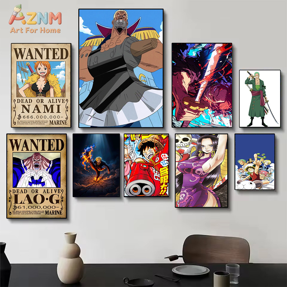 AZNM One Piece Nami Wanted Pos - Anime Merchandise Posters 评论和价格