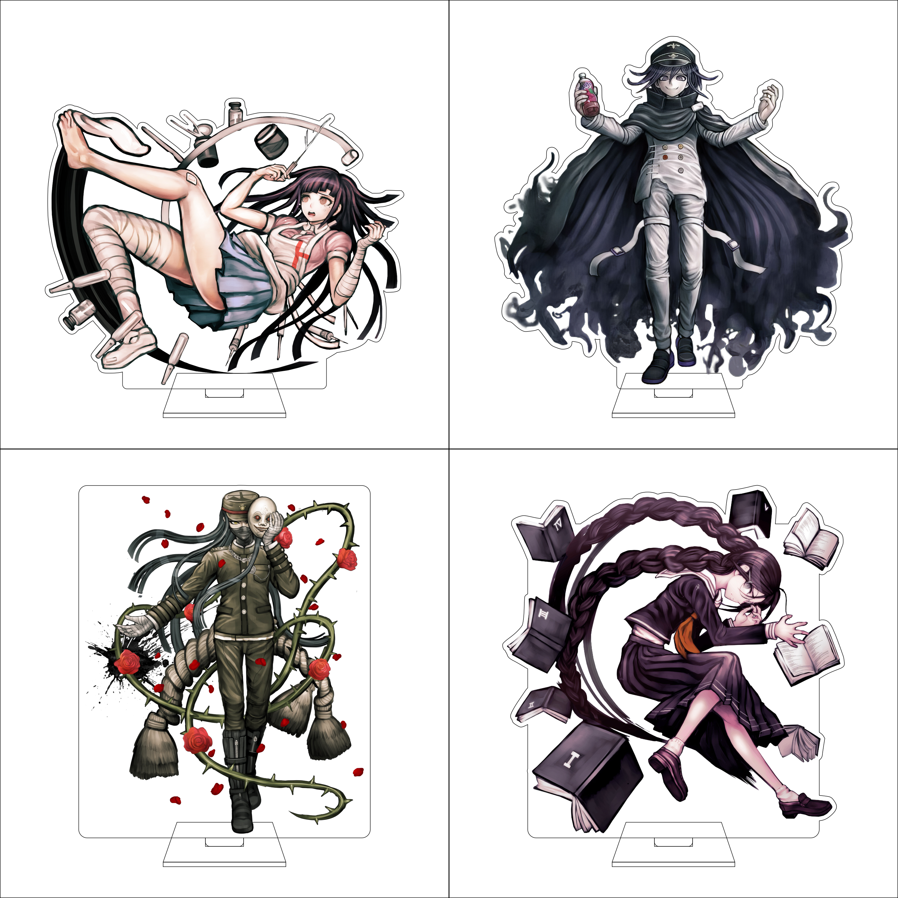 16CM Anime Danganronpa Cosplay - Acrylic Stand Figure 评论和价格