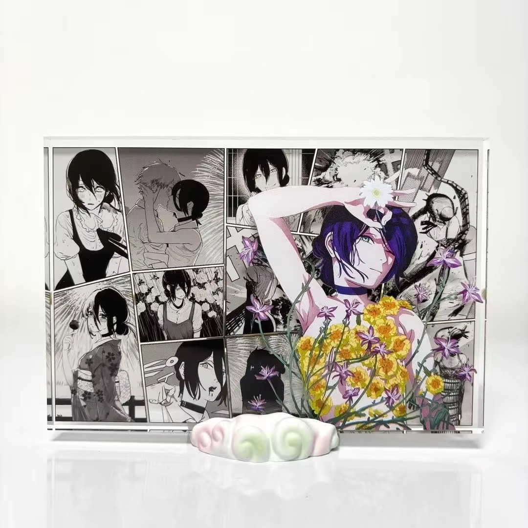Anime Figure Denji and Reze Ac - Acrylic Stand Figure 评论和价格