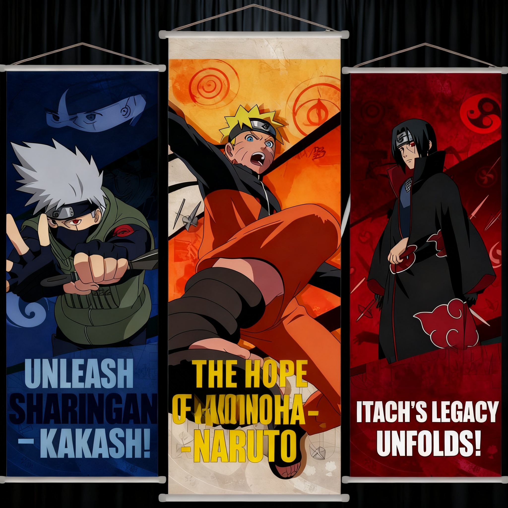 Naruto Anime Uzumaki Long Scro - Anime Merchandise Posters 评论和价格
